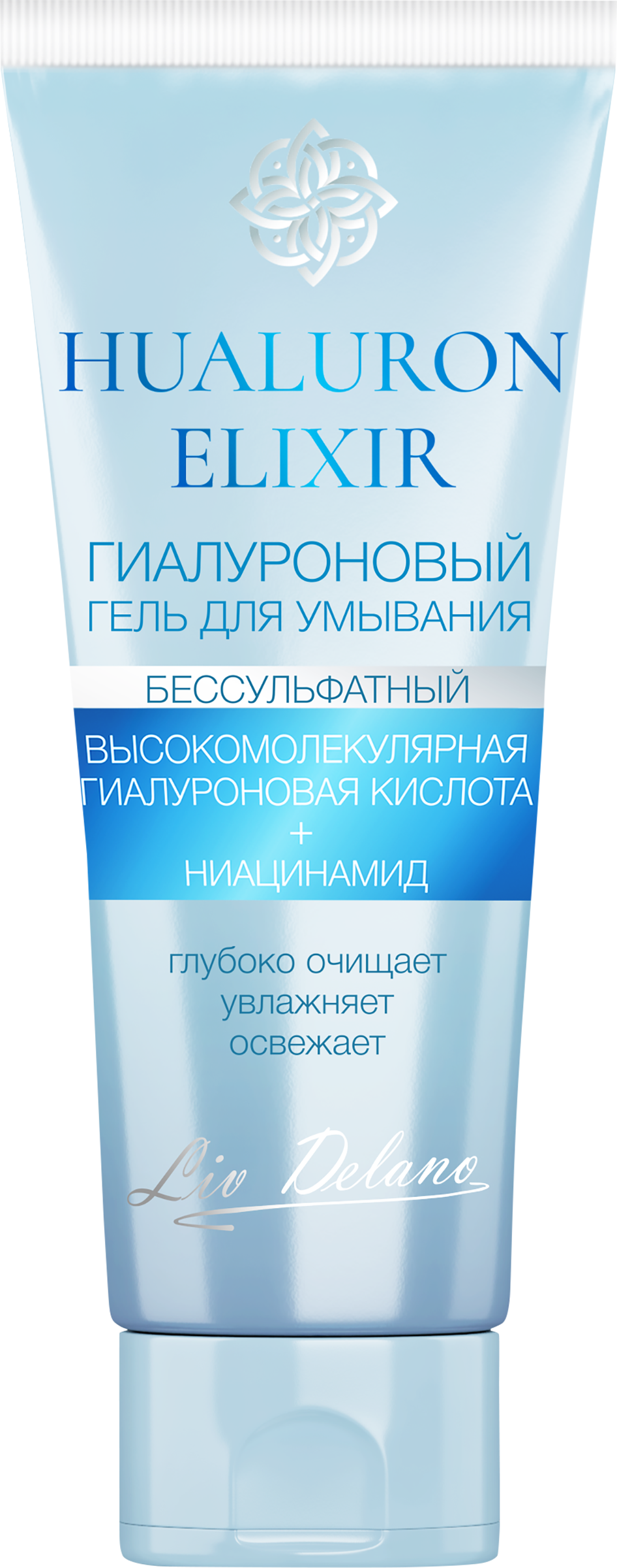 

Гиалуроновый гель для умывания Liv Delano HYALURON ELIXIR 75 г