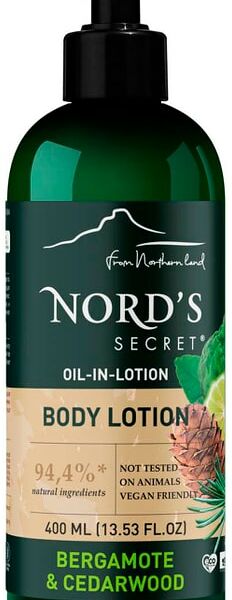 Лосьон для тела Nords Secret Увлажняющий Бергамот и кедр 400мл