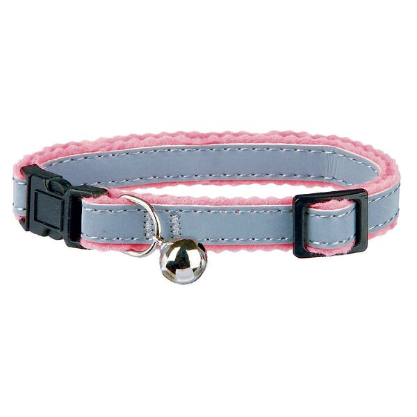 Ошейник для кошки с колокольчиком и отражателем 21х1 см