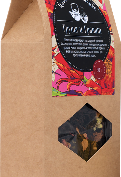 Чай черный ЧАЙНАЯ ПЛАНТАЦИЯ Груша с гранатом байховый листовой