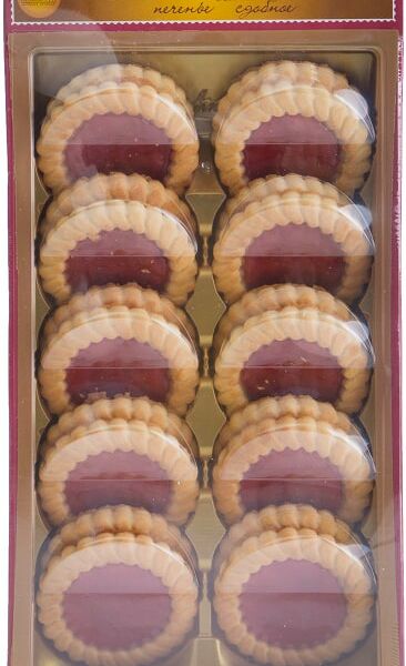 Печенье Бискотти с вишневым мармеладом 235г