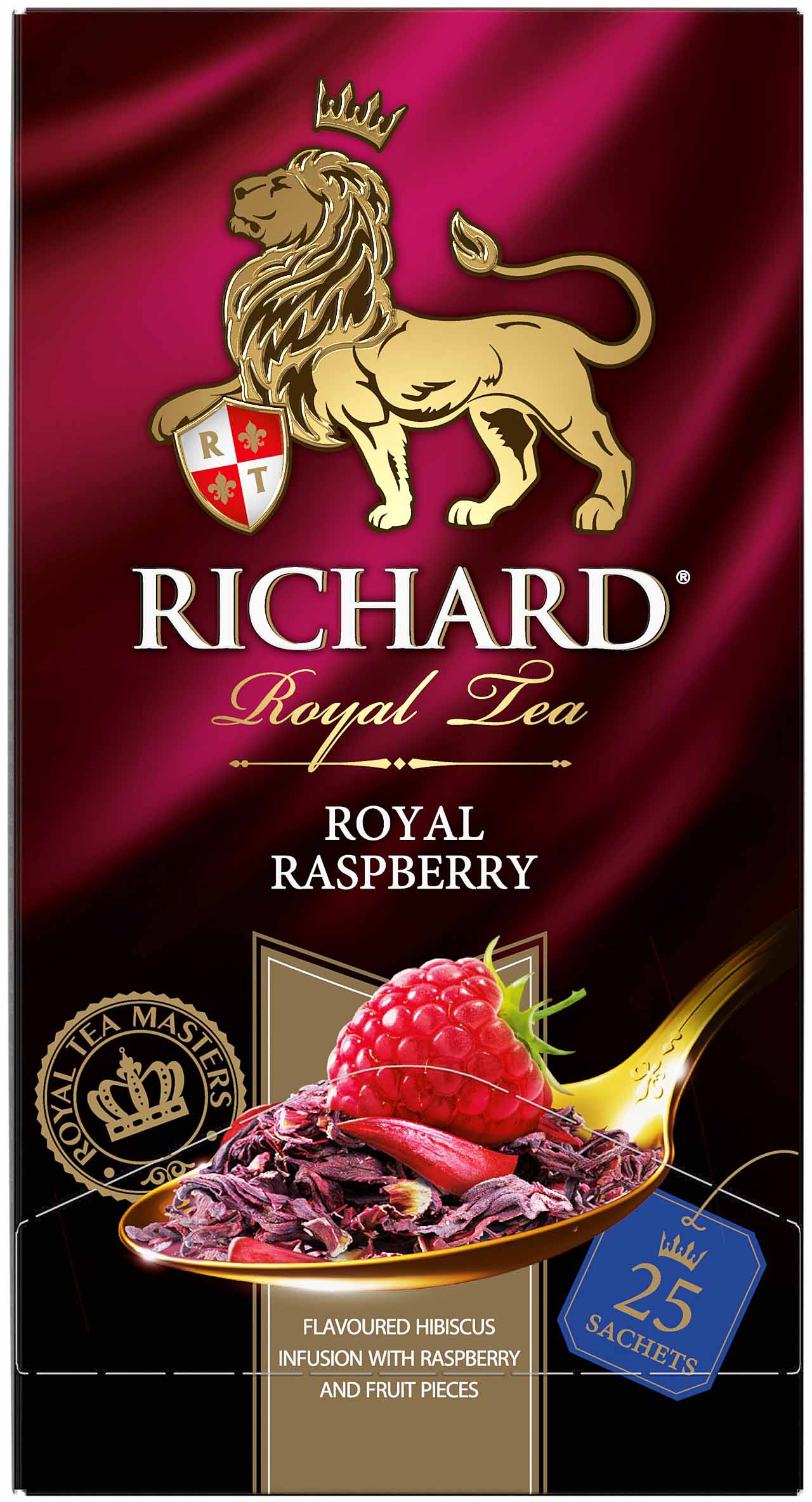 

Напиток чайный Richard Royal Raspberry гибискус и малина 25пак