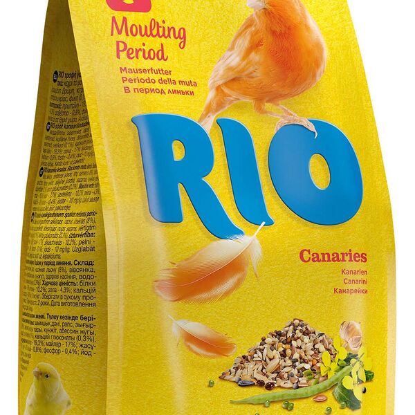 RIO Корм для канареек в период линьки Злаковое ассорти