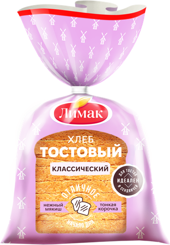 

Хлеб тостовый Лимак классический в нарезке 290 г