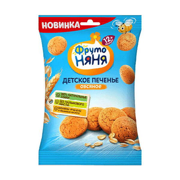Фруто Няня печенье овес 50г
