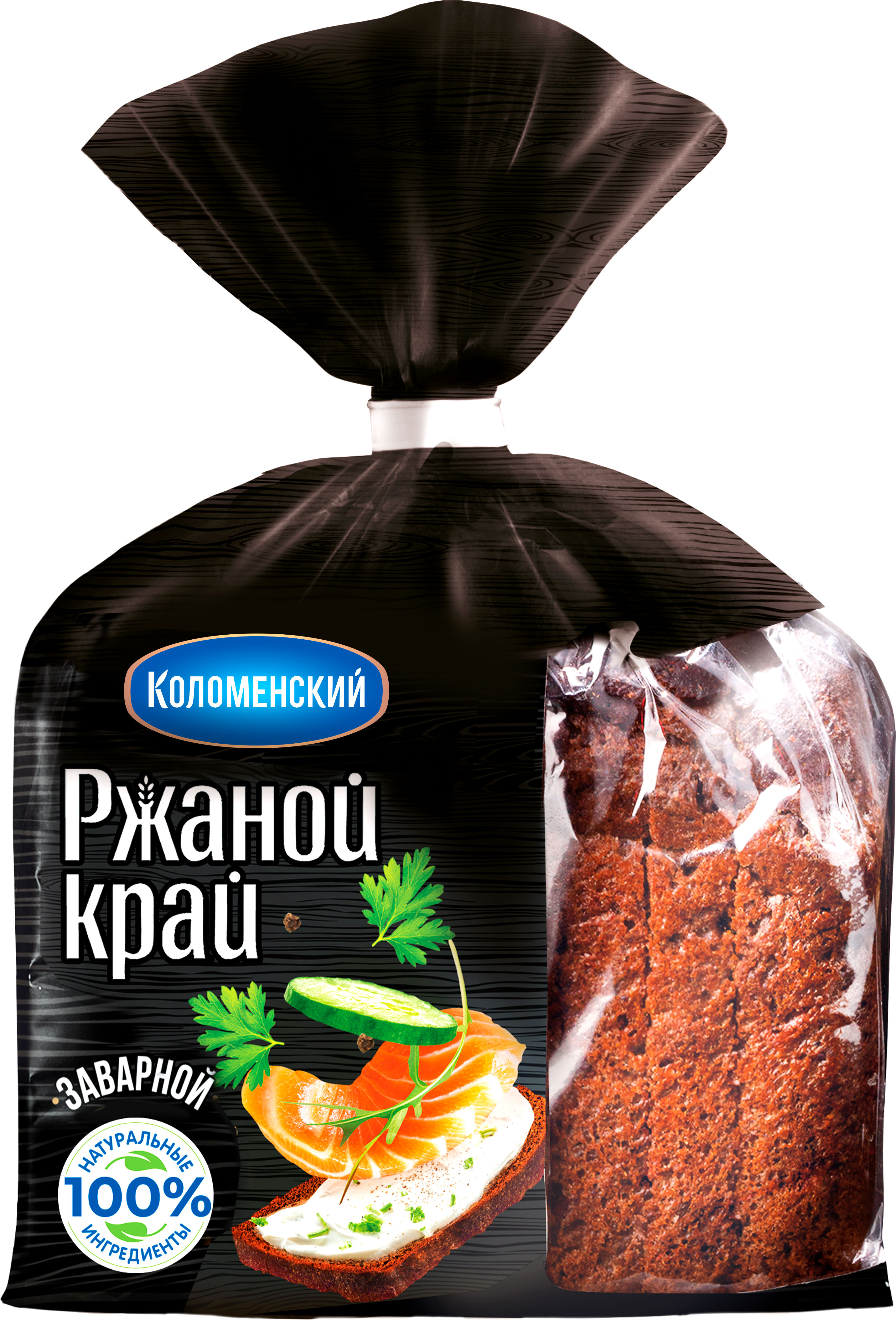 

Хлеб Ржаной Край Заварной нарезка