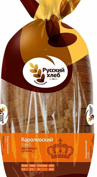 Хлеб Русский хлеб Королевский нарезка 500г