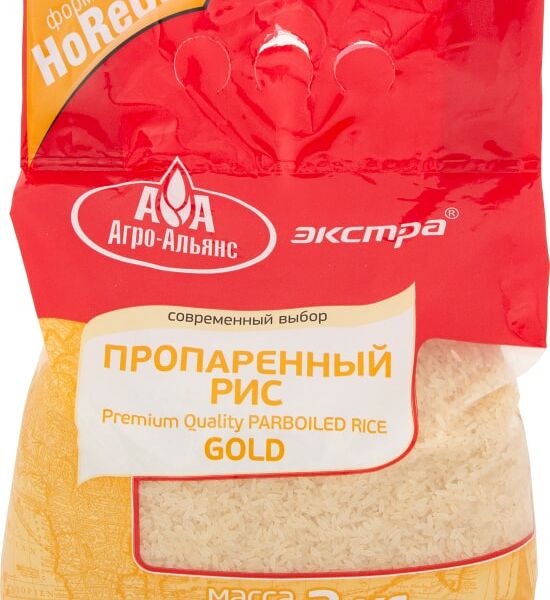 Рис Агро-Альянс HoReCa пропаренный 3кг