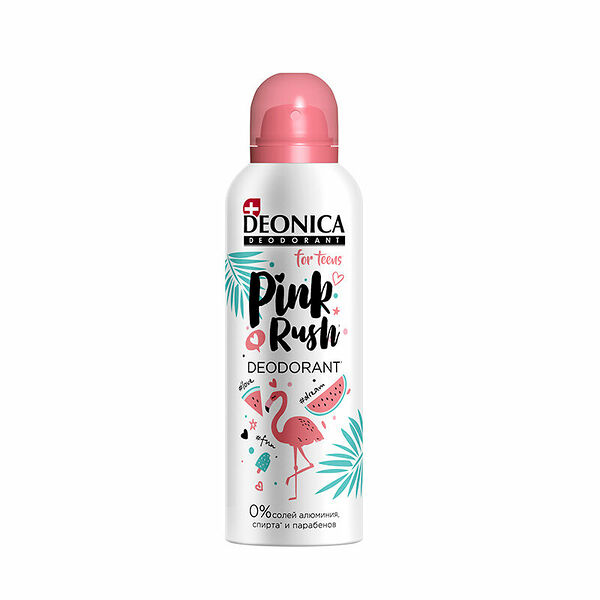 Дезодорант детский Deonica Pink Rush 125 мл