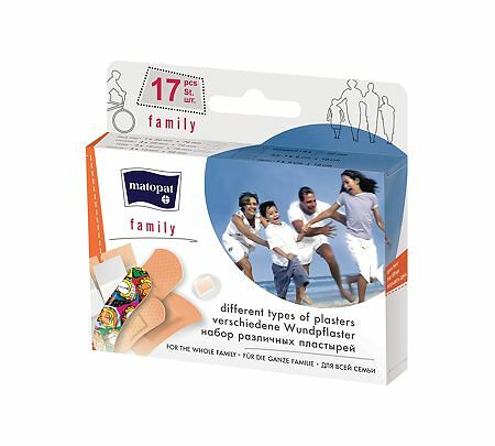 Пластырь Matopat Family 17 шт