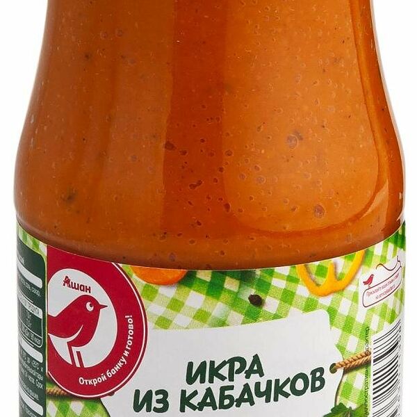 Икра АШАН Красная птица из кабачков