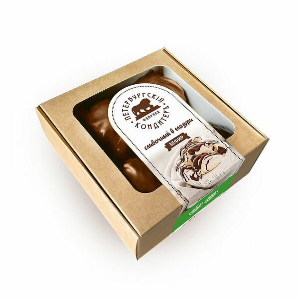 Зефир Петербургский КондитерЪ Сливочный в глазури ароматизированный