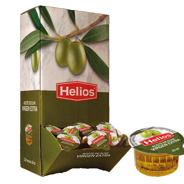 Масло Helios Extra Virgin оливковое, 10 мл x 130 шт