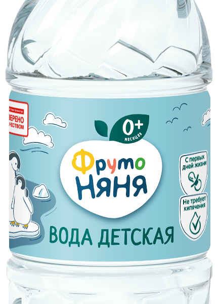 Вода питьевая негаз детская 0,33л ДП Фрутоняня