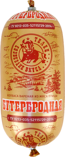 Колбаса вареная ТЕЛЕЦ Бутербродная, 500г