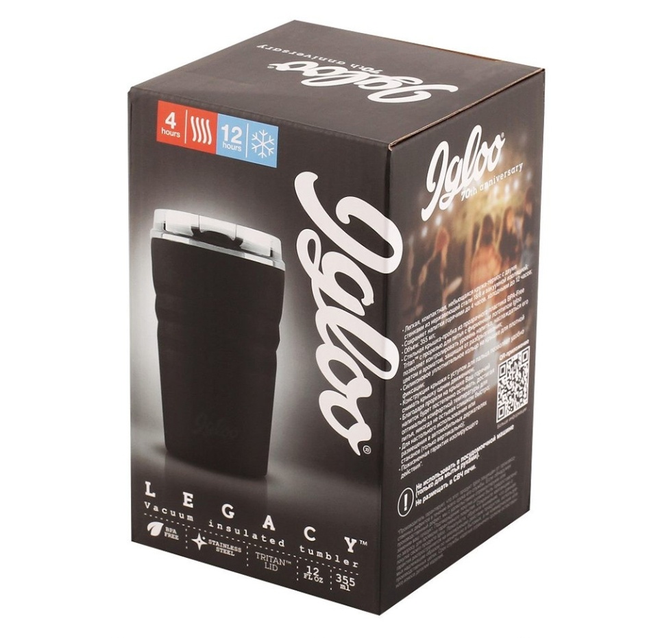 

Кружка-термос Igloo Legacy с вакуумной изоляцией 355 мл