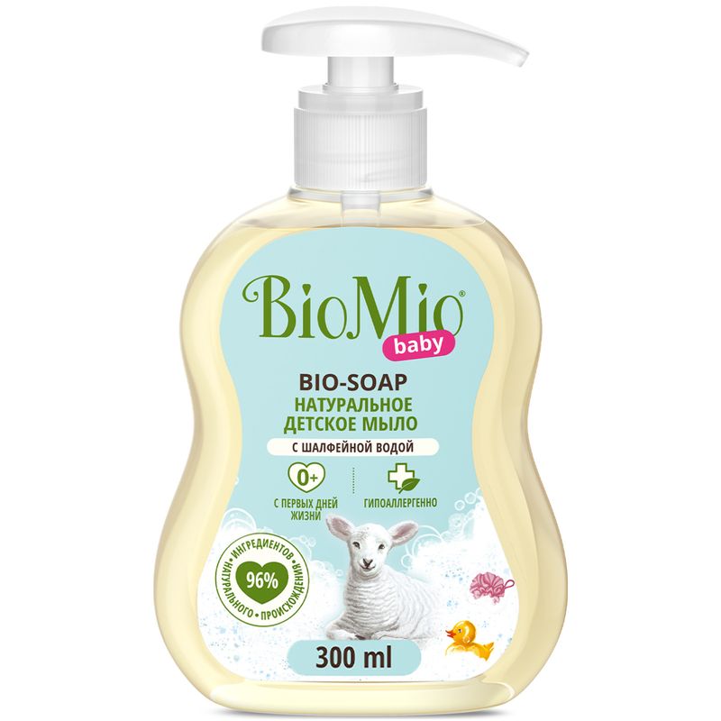 

Мыло жидкое детское BioMio Baby натуральное с шалфейной водой 300 мл
