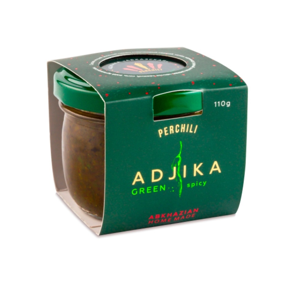 

Соус Perchili Аджика Абхазская острая зелёная 110 г