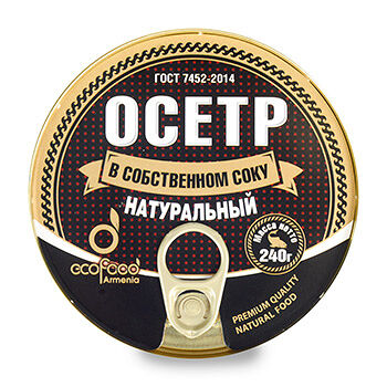 Осетр Ecofood в собственном соку