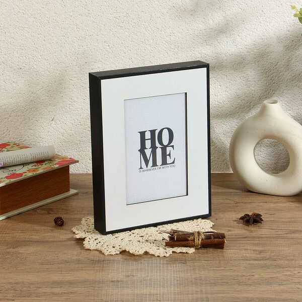 Фоторамка, 16*21*3 см, мдф, цвет белый, home