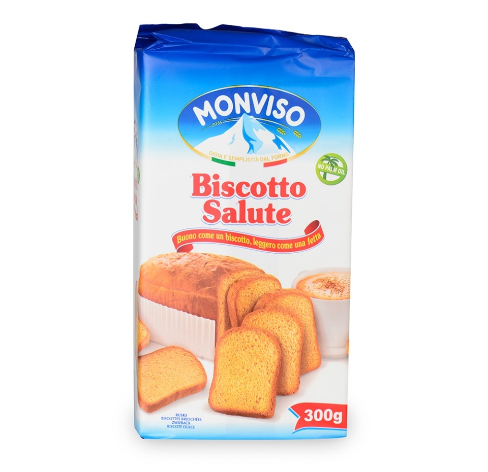 

Хлебцы Monviso Biscotto Salute пшеничные