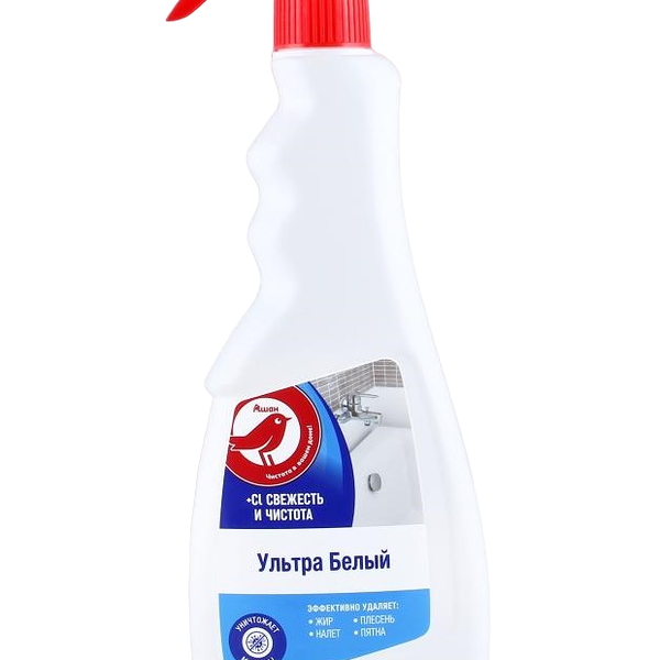 Чистящее средство АШАН Красная птица Ультра Белый, 500 мл