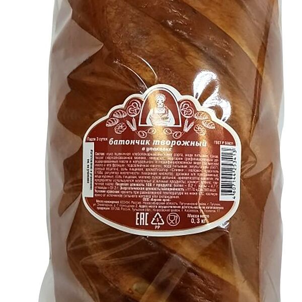 Творожный батончик Киреевский молочный завод высший сорт