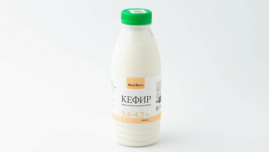 Кефир термостатный из цельного молока 3,4-4,2%