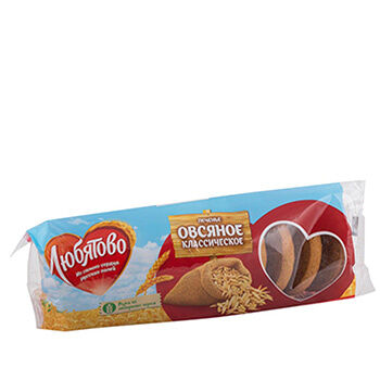 Печенье овсяное Любятово классическое традиционное
