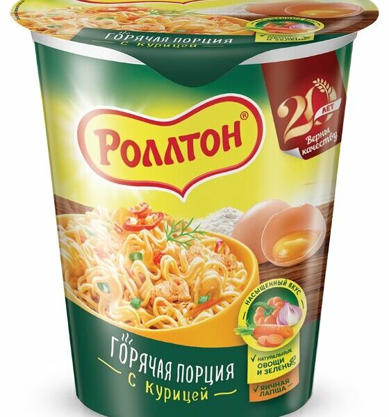 Лапша Роллтон с курицей