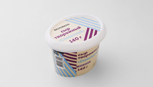 Сыр творожный Вкусвилл сливочный