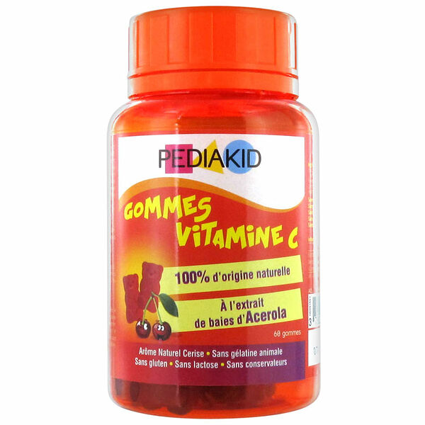 Pediakid Витамин С пастилки жевательные со вкусом вишни 60 шт