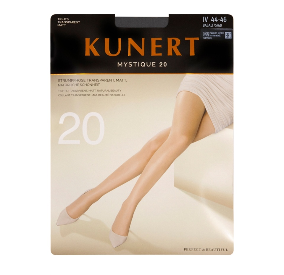 

Колготки Kunert Mistique 20 серо-стальной размер 4