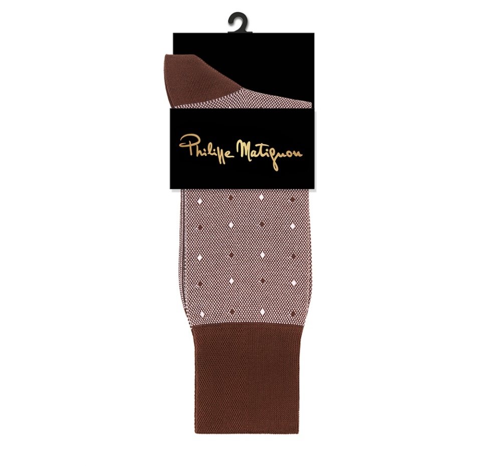 

Носки мужские Philippe Matignon Via lattea мерс котон мокко 45-47 р. Россия