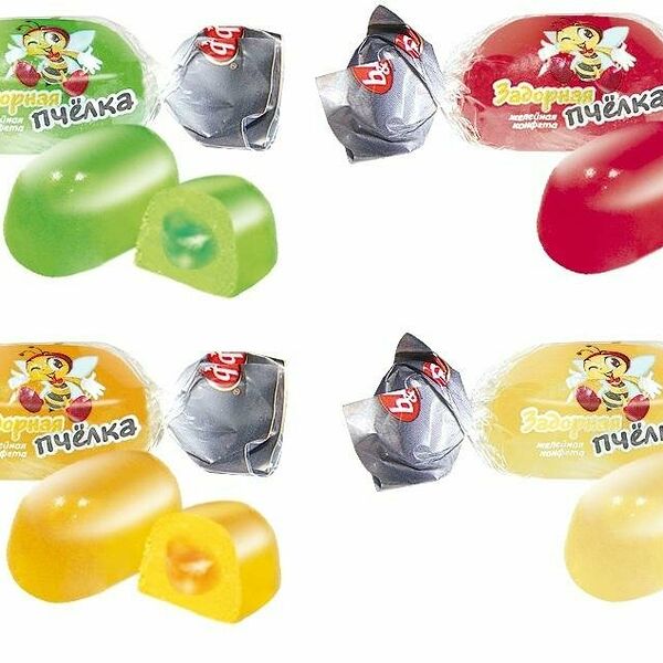 Конфеты желейные Задорная пчелка Микс, 1 кг