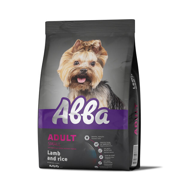 Premium Adult Сухой корм Aвва для собак мелких пород, ягненок и рис, 400 гр.