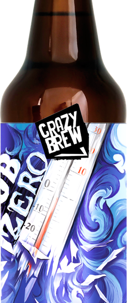 Пиво светлое безалкогольное CRAZY BREW Sub zero