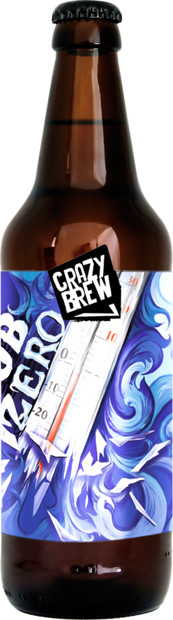 

Пиво светлое безалкогольное CRAZY BREW Sub zero