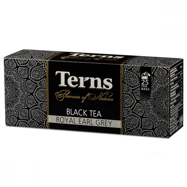 Чай черный Terns Royal Earl Grey цейл байх с аром бергамота 25*1,8г