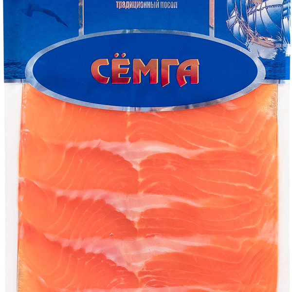 Семга слабосоленая Рыбник ломтики