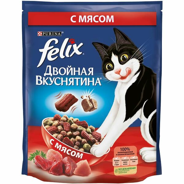 Felix Двойная вкуснятина для кошек Мясо