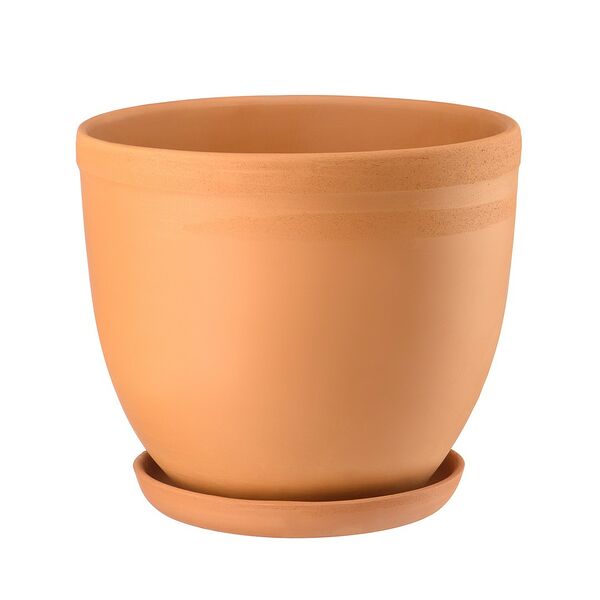 Горшок керамический Терракот с подставкой, 4л