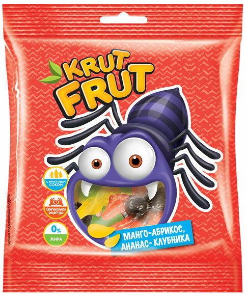 Мармелад жевательный крутфрут 100 г паук