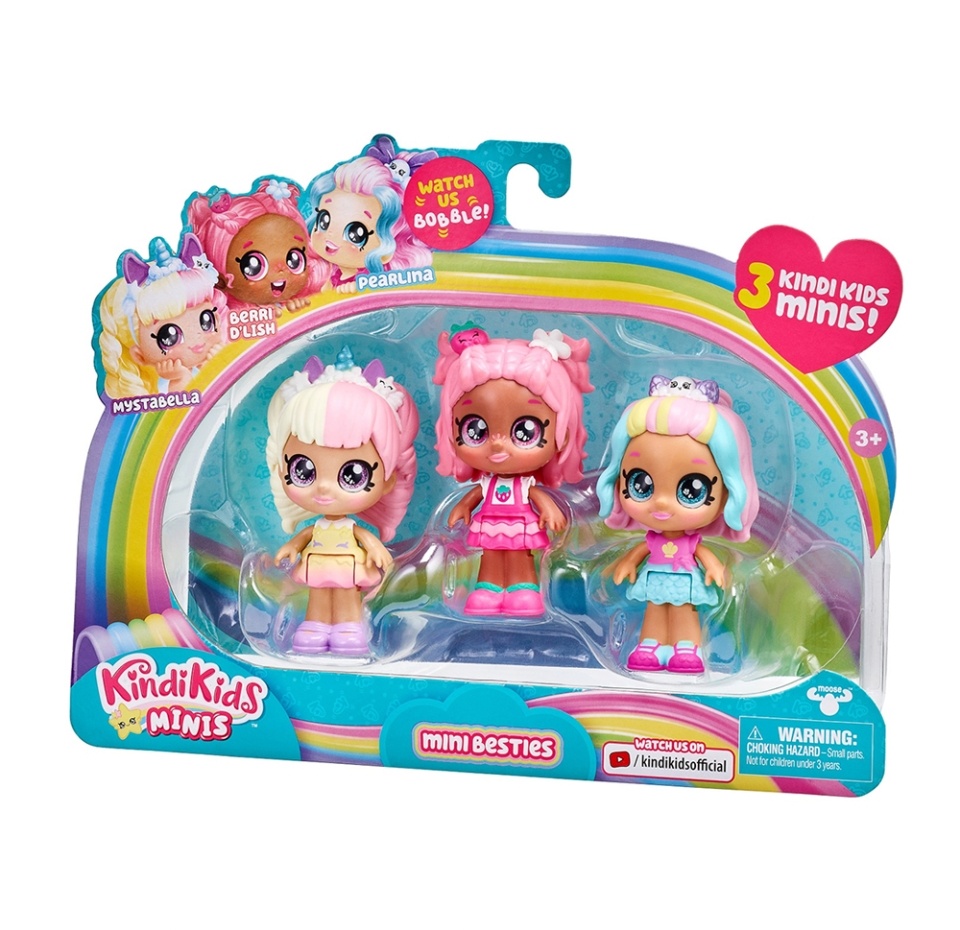 

Игровой набор Kindi Kids из 3х мини-куколок
