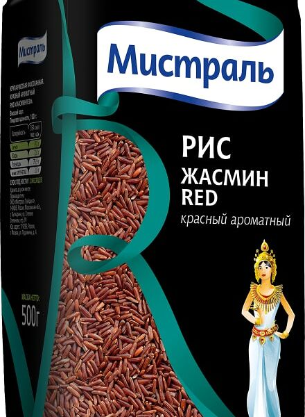 Рис Мистраль Жасмин Red красный ароматный 500г