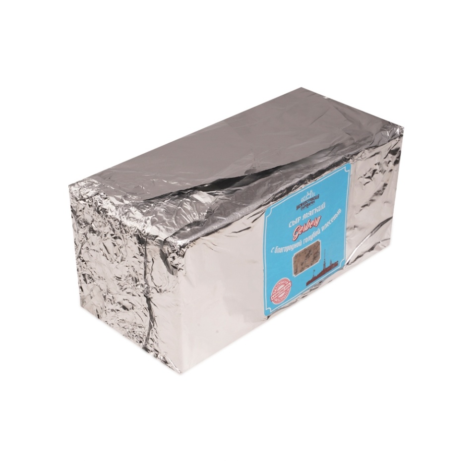 

Сыр с благородной голубой плесенью м.д.ж. в с.в. 50%, Россия