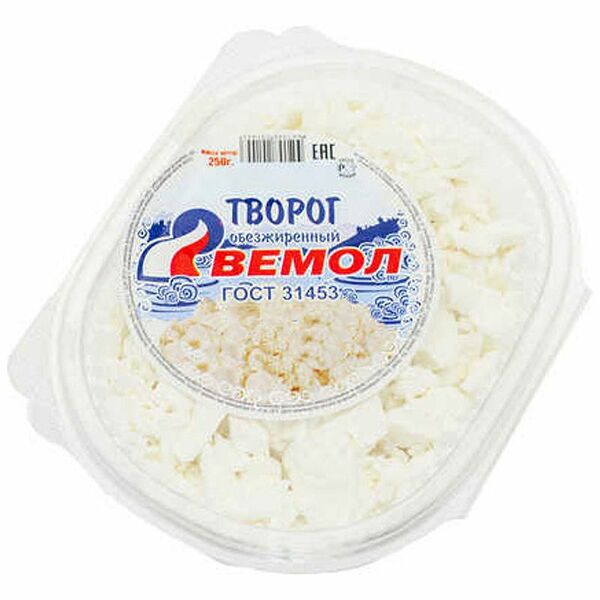 Творог Вемол обезжиренный 1.8%