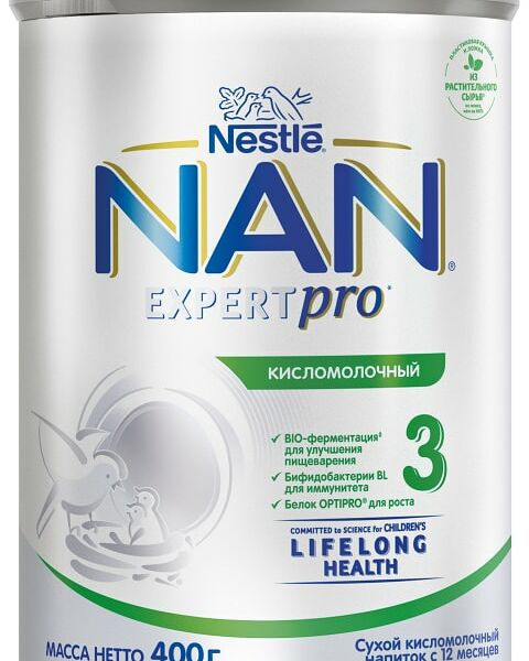 Смесь NAN 3 кисломолочная 400г