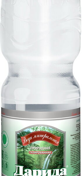 Вода минеральная природная ДАРИДА лечебно-столовая газ пэт 1 л