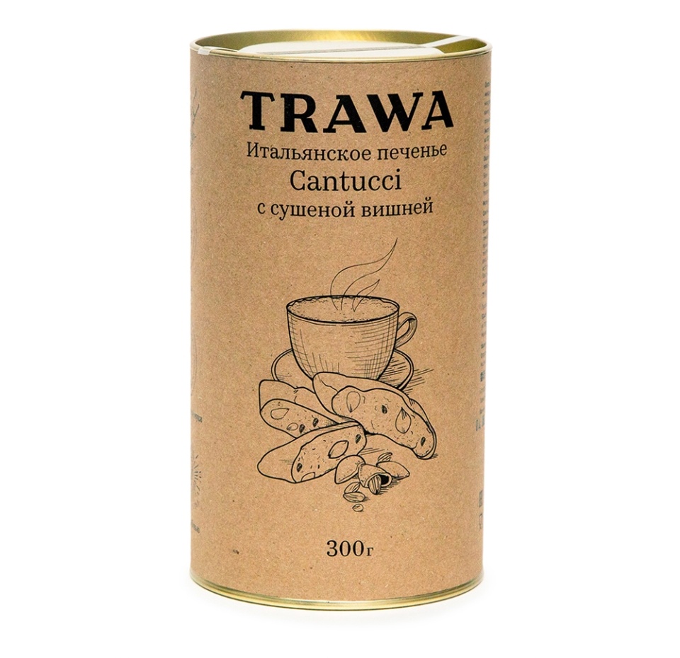 

Печенье безглютеновое Trawa Кантуччи с вишней 300 г